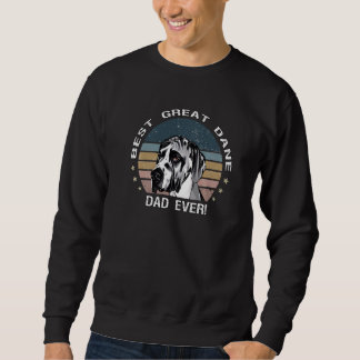 Sweatshirt Meilleur Papa Grand Danois De Tous Les Temps Prop