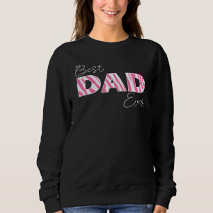 Sweatshirt Meilleur papa jamais Zebra Boy Girl Matching Amour