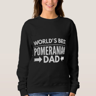 Sweatshirt Meilleur papa Poméranien