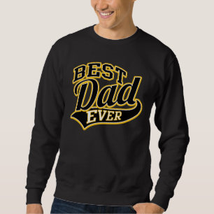Sweatshirt Meilleur papa Tous les étoiles SuperPapa