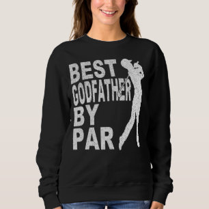 Sweatshirt Meilleur Parrain De Mens Par Disc Golf Pour Hommes