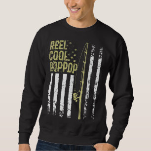Sweatshirt Meilleur Pêcheur Cool Poppop Pour Daddy Fat