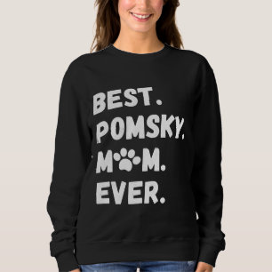 Sweatshirt Meilleur Pomsky Maman Jamais Drôle Chien Husky Pom