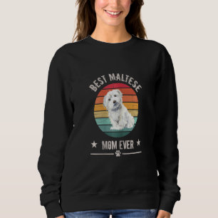 Sweatshirt Meilleure maman maltaise Meilleure maman jamais Ma
