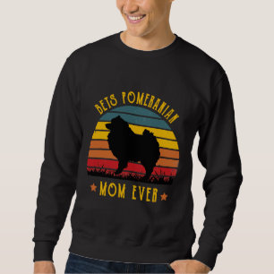 Sweatshirt Meilleure maman poméranienne jamais drôle maman Gr