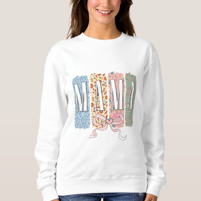 Sweatshirt Meilleure mère jamais (Devant)