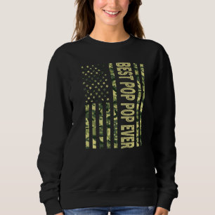 Sweatshirt Meilleures pop pop pop jamais nous drapeau américa