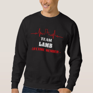 Sweatshirt Membre à vie de l'équipe LAMB famille de sang comp