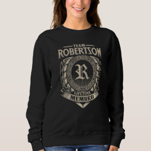 Sweatshirt Membre à vie de l'équipe Robertson Vintage Roberts
