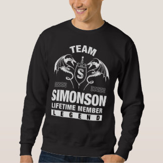 Sweatshirt Membre à vie de l'équipe Simonson