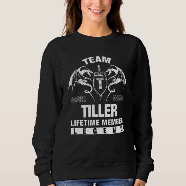 Sweatshirt Membre à vie de Team Tiller (Devant)