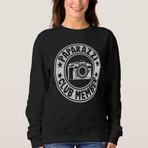 Sweatshirt Membre du Club des Paparazzi Photographe Appareil