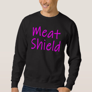 Sweatshirt Mème De Joueur Du Bouclier De Viande Pour Les Joue