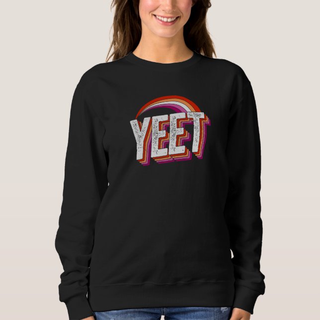 Sweatshirt Mème Mème Lesbian Pride Drapeau Rainbow Millennial (Devant)