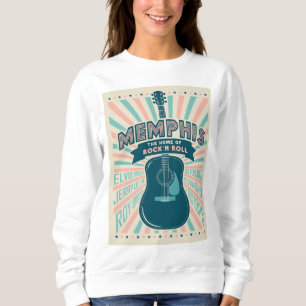 Sweatshirt Memphis, TN : Série de guitares Rock-N-Roll