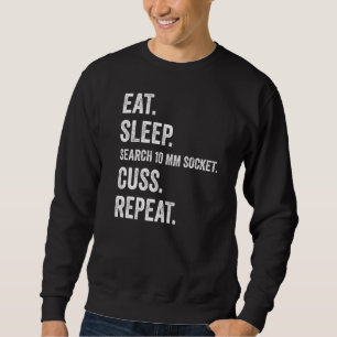 Sweatshirt Mens Auto Mécanique Funny Garage Fixer les voiture