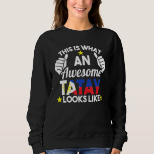 Sweatshirt Mens C'Est Ce À Quoi Ressemble Un Magnifique Tatay