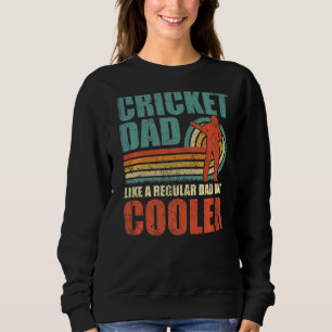 Sweatshirt Mens Cricket Papa Comme Un Père Régulier Mais Fa G