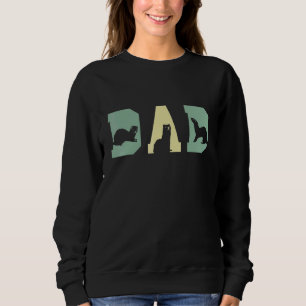 Sweatshirt Mens Ferret Papa Meilleur Papa Jamais Fatherhood A