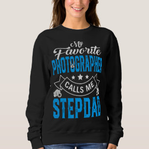Sweatshirt Mens Fête des pères Mon photographe favori appelle