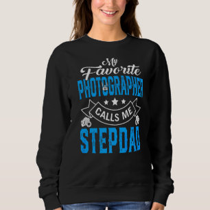 Sweatshirt Mens Fête des pères Mon photographe favori appelle