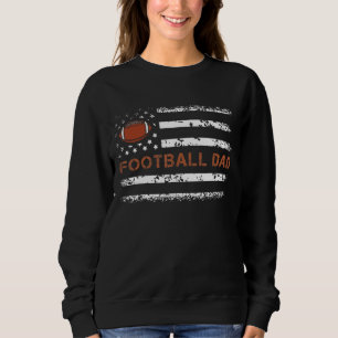 Sweatshirt Mens Football Papa Meilleur Papa Jamais Patrie Pap