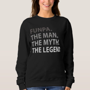 Sweatshirt Mens Funpa L'Homme Le Mythe La Légende Da du Père