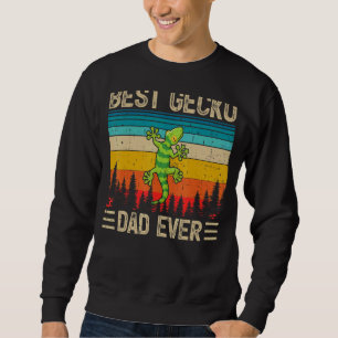 Sweatshirt Mens Gecko Vintage Meilleur Gecko Papa Jamais père
