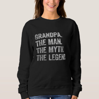 Sweatshirt Mens Grand-père L'Homme Le Mythe La Légende Papa G