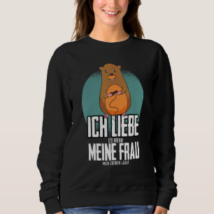 Sweatshirt Mens Ich Liebe Es Wenn Meine Frau Mich Zocken Löss