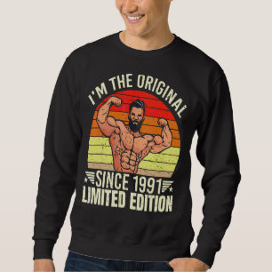 Sweatshirt Mens I'm The Original depuis 1991 Style Cool Retro