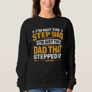 Sweatshirt Mens Je ne suis pas l'étape Papa Je suis le papa q