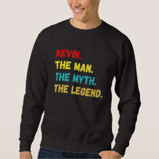 Sweatshirt Mens Kevin L'Homme Le Mythe La Légende