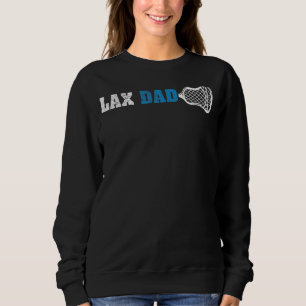 Sweatshirt Mens Lacrosse Sports Style Rétro Lacrosse Papa Gro