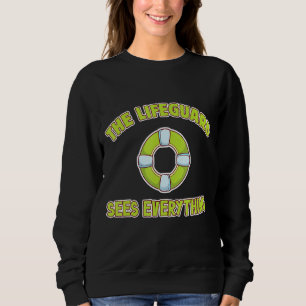 Sweatshirt Mens Le Sauveteur Voit Tout Seashore Marine