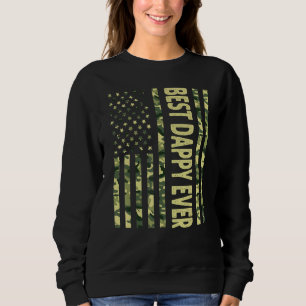 Sweatshirt Mens Meilleur Dappé Jamais Us Drapeau Américain Gr