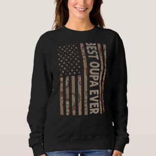 Sweatshirt Mens Meilleur Oupa jamais nous drapeau américain G
