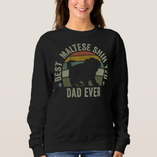 Sweatshirt Mens Mens Maltese Shih Tzu Papa Chien Chemise Fat 