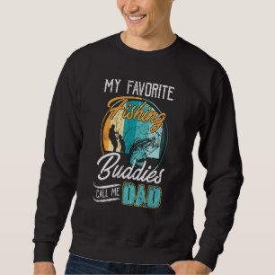 Sweatshirt Mens Mes Épouses De Pêche Préférées Appelez-Moi Pa