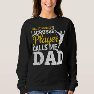 Sweatshirt Mens Mon Lecteur De Crosse Préféré M'Appelle Papa