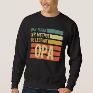 Sweatshirt Mens Opa L'Homme Du Mythe La Légende