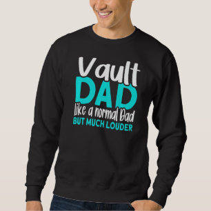 Sweatshirt Mens Pole Vaulter Vault Papa comme un papa normal