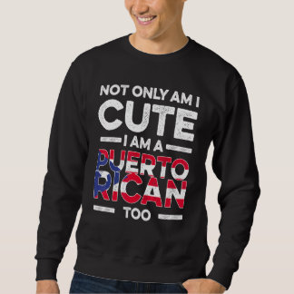 Sweatshirt Mens Porto Rico Island Fière Puer des Américains