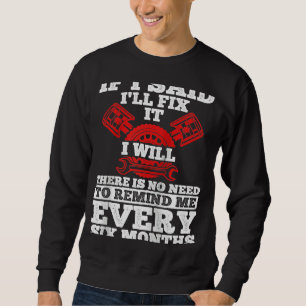 Sweatshirt Mens Réglage des voitures Réparation voitures Outi