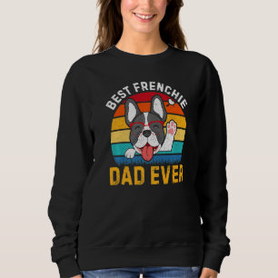 Sweatshirt Mens Retro Frenchie Papa Français Buldog Chien pèr