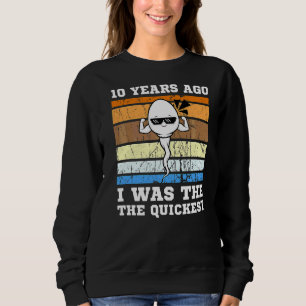 Sweatshirt Mens Swimmer Le Plus Rapide Il Y A 10 Ans Sperm Le