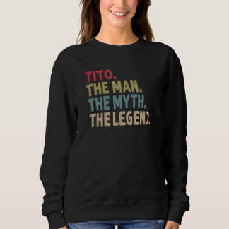 Sweatshirt Mens Tito L'Homme Le Mythe La Légende Grand-Père F