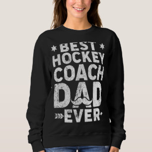 Sweatshirt Mens Vintage meilleur entraîneur de hockey papa ja