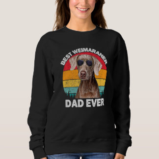 Sweatshirt Mens Weimaraner Papa Vintage Weimaraner Propriétai