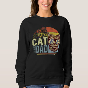 Sweatshirt Mens Worlds Okayest Chat Papa Chat Vintage